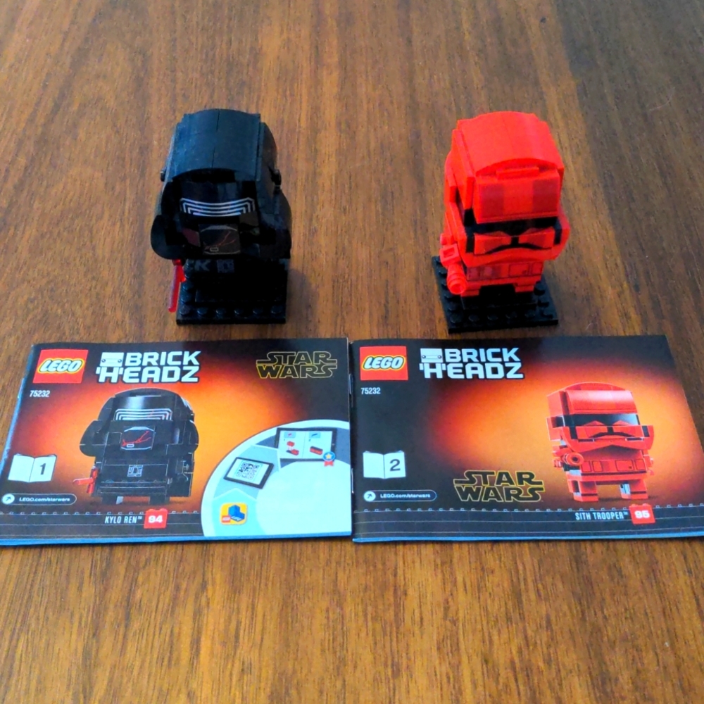 LEGO BrickHeadz Star Wars Kylo Ren & Sith Trooper 75232 Building Kit (240 Pieces